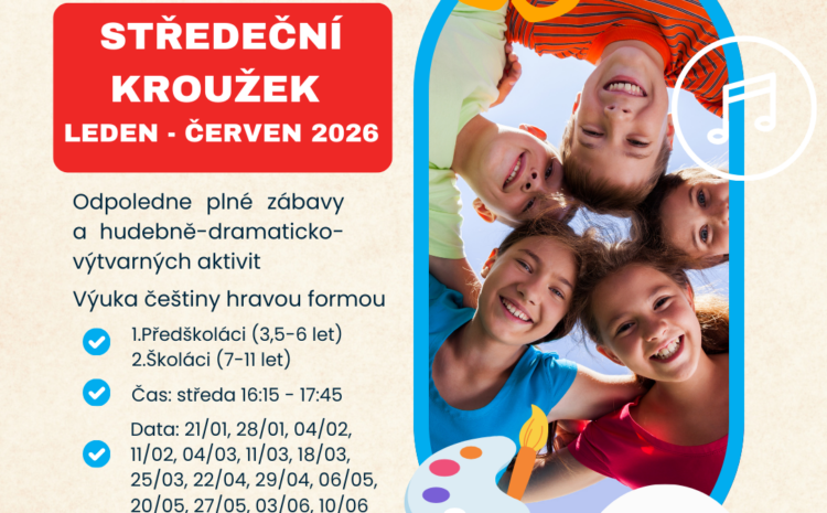 Středeční kroužek – možnost jednorázového vstupu
