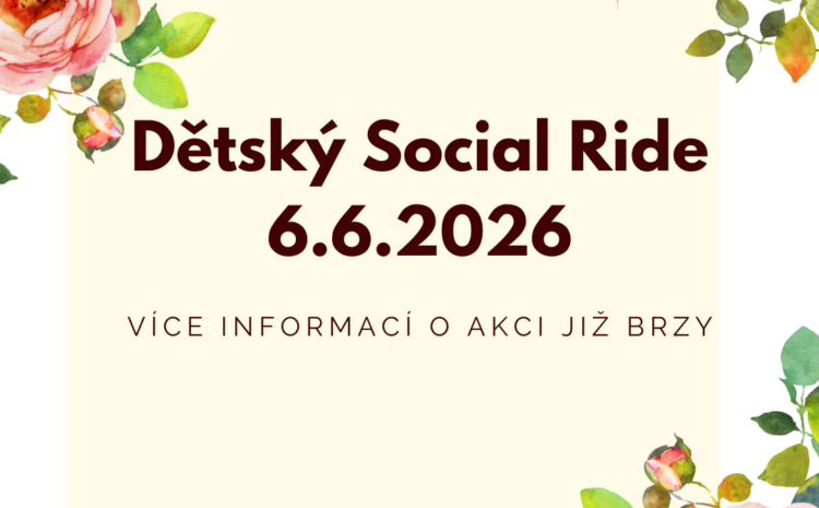 Dětský Social Ride (vyjížďka na kole)